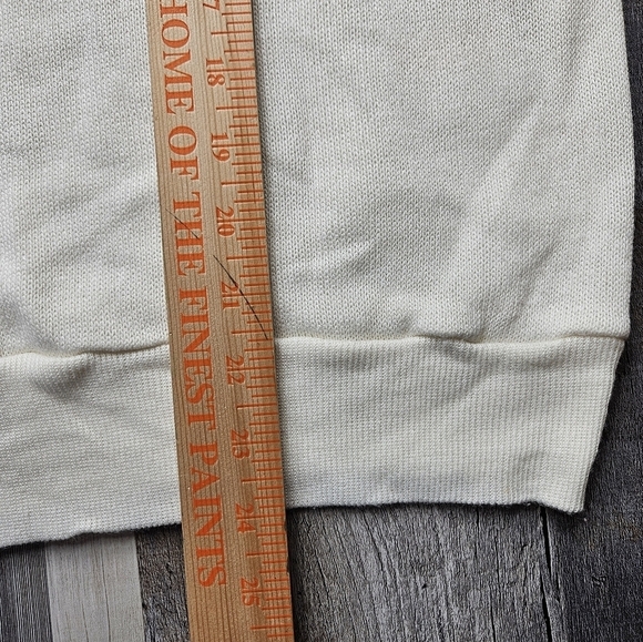 Disney Vintage Mickey Mouse Florida Sweater V-Neck White Medium - Picture 8 of 10